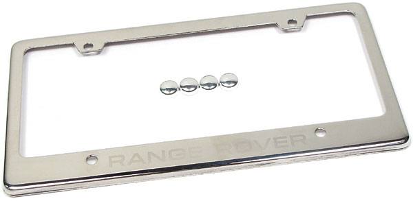 Stainless Steel License Plate Frame For Range Rover P38 And Range