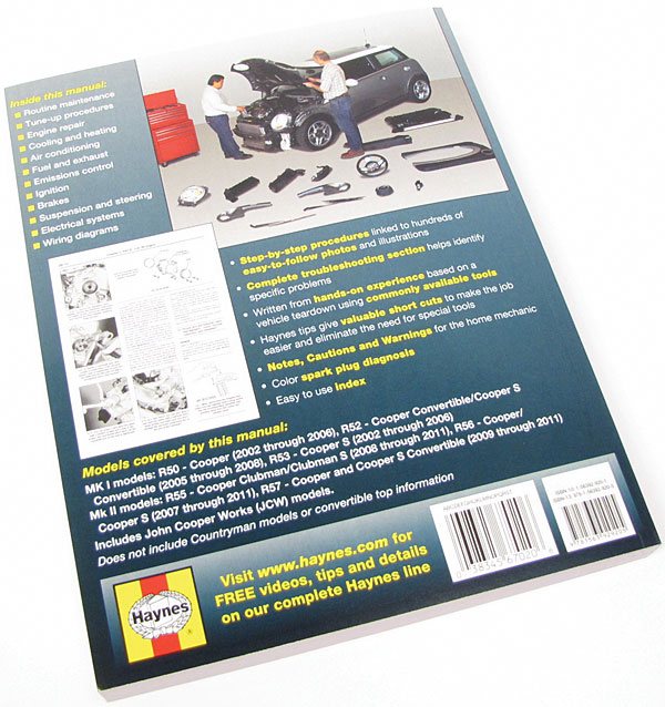 MINI Cooper Haynes Manuals