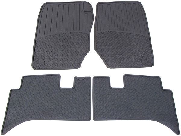 Rubber Floor Mat Set Black 4 Piece Set For Range Rover 4 0 4 6 P38 Part Stc8520aa Land Rover Mats From Atlantic British